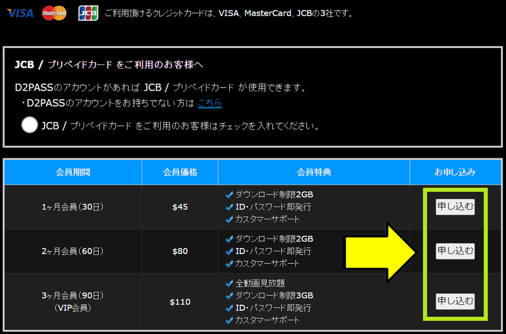 女体のしんぴ入会